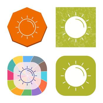Sun Vector Icon