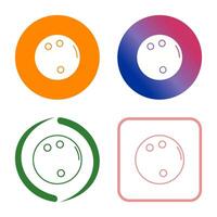 Bowling Ball Vector Icon