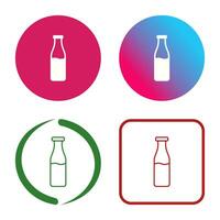 Milk Bottle Vector Icon