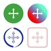 Unique Move Vector Icon