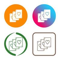 Unique Deck of Cards Vector Icon