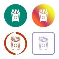 Unique French Fries Vector Icon