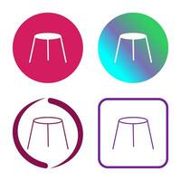 Unique Stool Vector Icon