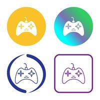 icono de vector de consola de juegos único