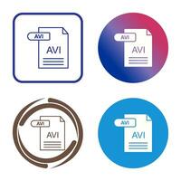 AVI Vector Icon