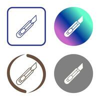 Stationery Knife Vector Icon