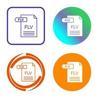 FLV Vector Icon