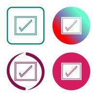 Checkbox Vector Icon