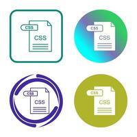 icono de vector de css