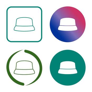 icono de vector de sombrero