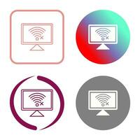 Disconnected Network Vector Icon