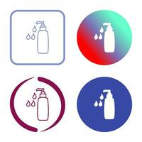 gota, vector, icono vector