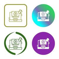 Video Marketing Vector Icon