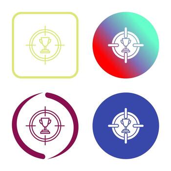 icono de vector de destino