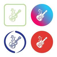 icono de vector de guitarra