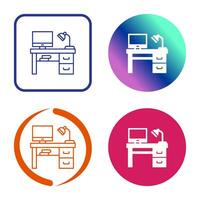 Desk Vector Icon