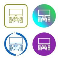 Home Theater Vector Icon