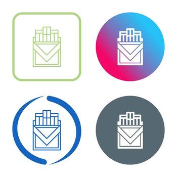 Cigarette Pack Vector Icon