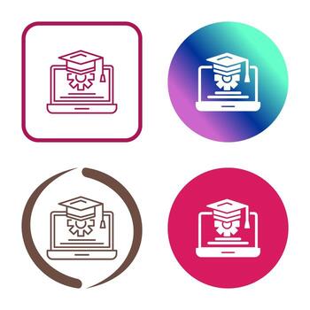 icono de vector de curso