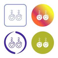 Earrings Vector Icon