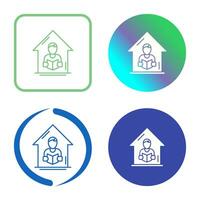 Home Learning Vector Icon