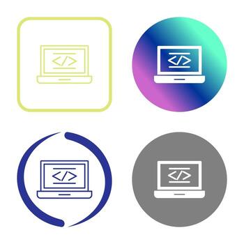 Coding Vector Icon