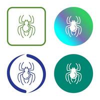 icono de vector de araña