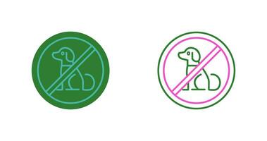 No Pets Vector Icon