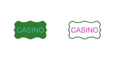 Casino Sign Vector Icon