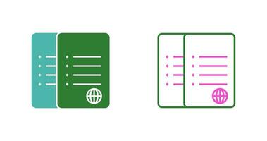 Unique Network Files Vector Icon