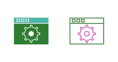 Unique Settings Vector Icon