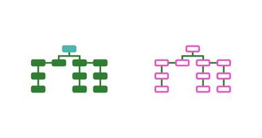 Unique Seo Structure Vector Icon