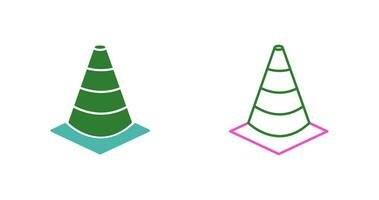 Unique Cone Vector Icon