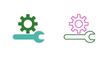 icono de vector de soporte técnico único