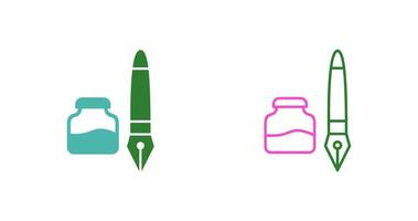 Ink and Pen Vector Icon