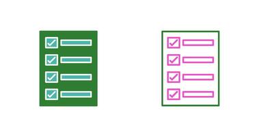 Filling Ballot Paper Vector Icon