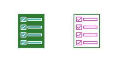 icono de vector de papeleta de llenado