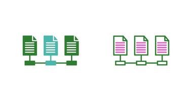 Network Files Vector Icon