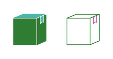 icono de vector de caja