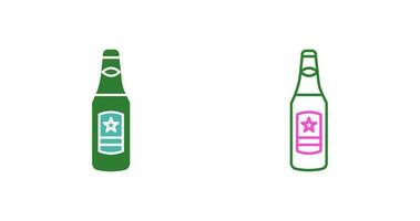 Beer Bottle Vector Icon