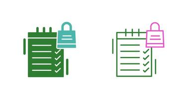 Shopping List Vector Icon