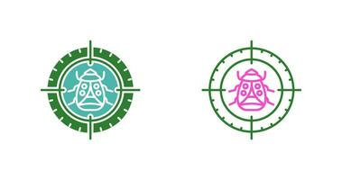 Bug Target Vector Icon