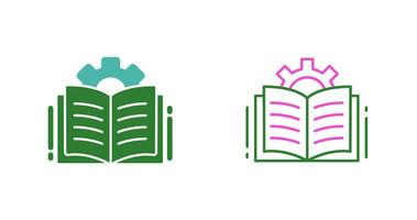 Open Book Vector Icon