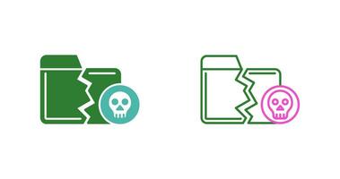 Infected Files Vector Icon