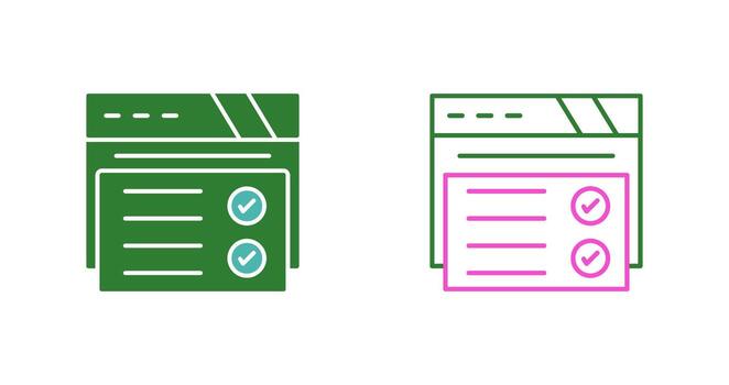 Web Browser Vector Icon