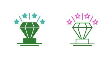 icono de vector de diamante