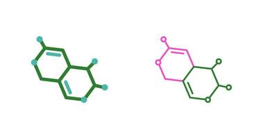 icono de vector de molécula