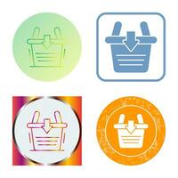 Add To Basket Vector Icon