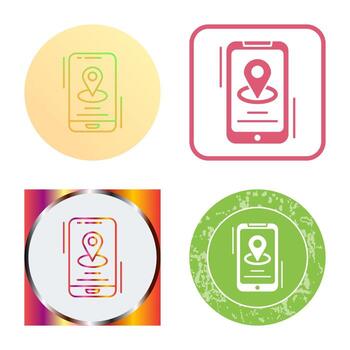 icono de vector de mapa
