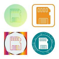 Memory Card Vector Icon